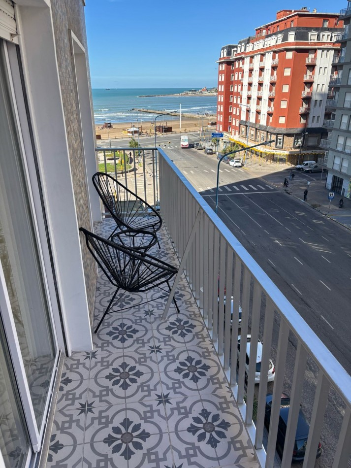 Tres ambientes vista al Mar, Mar del Plata.