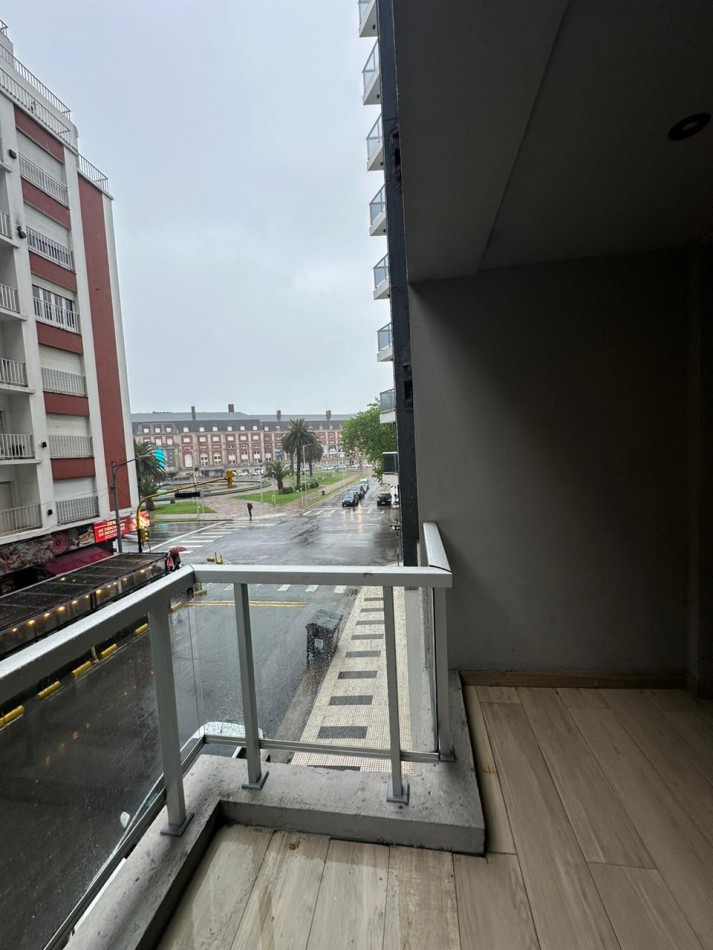 Depto 2 ambientes, costa, Mar del Plata.