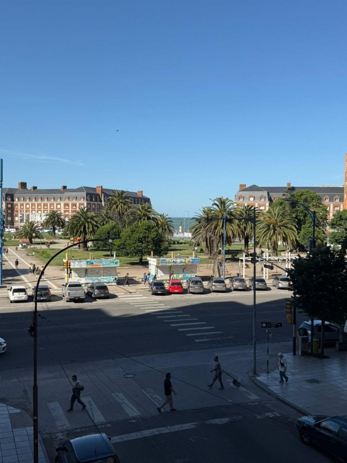 Tres ambientes con cochera, vista al mar. Mar del Plata